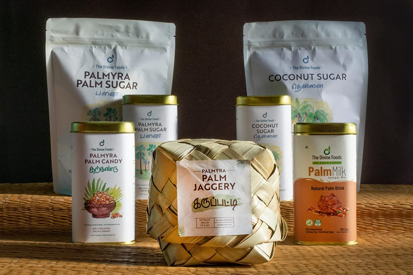 Natural Palmyra Palm Sugar | Natural Sweetener from Tuticorin, Sugar Alternative | Unrefined | Sugar for Coffee, Tea & Recipes | Vegan | Natural | Non GMO (250 gm)