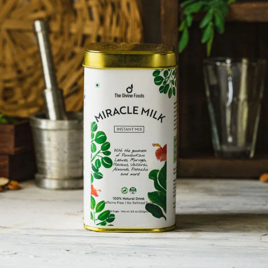 Miracle Moringa Latte Instant Mix 200 gm - An Ayurvedic Immunity booster (Natural Remedy for PCOS)- (30cups/200gm)