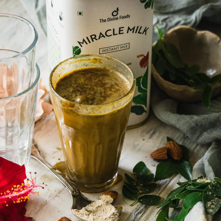 Miracle Moringa Latte Instant Mix 250 gm - An Ayurvedic Immunity booster (Natural Remedy for PCOS)- (30cups/250gm)