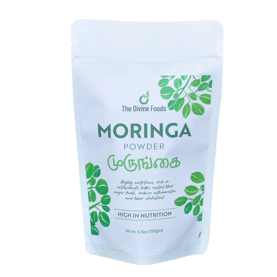 Organic Moringa Powder - Pure Moringa Oleifera/Moringa Leaves | Perfect for Cooking, Smoothies, Lattes & Moringa Tea