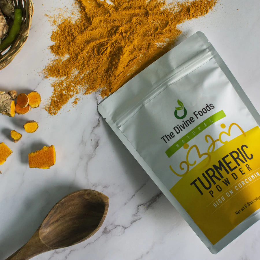 Natural Turmeric Powder with 5.9% High curcumin 250gm