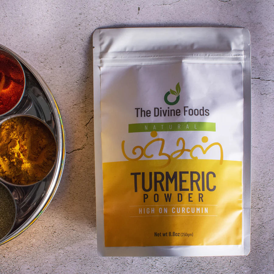 Natural Turmeric Powder with 5.9% High curcumin 250gm