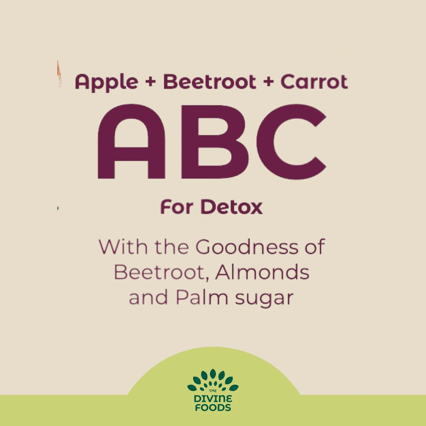 Natural ABC latte Milk Mix (Apple+Beetroot+Carrot) For Skin Glow (30cups / 250gms)