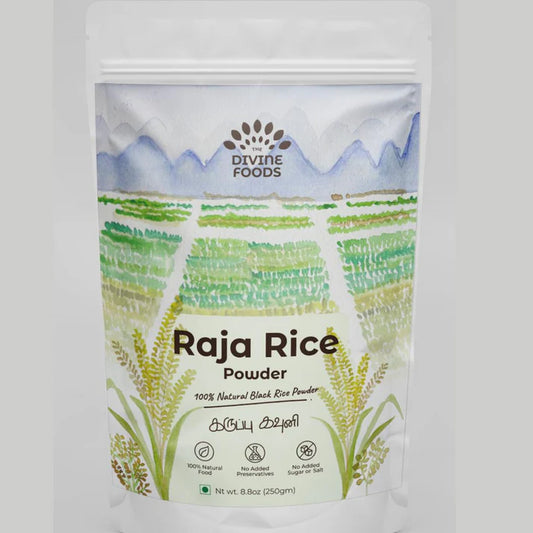 Raja Rice (Karuppu Kavuni) Porridge Mix – Black Rice – 250g