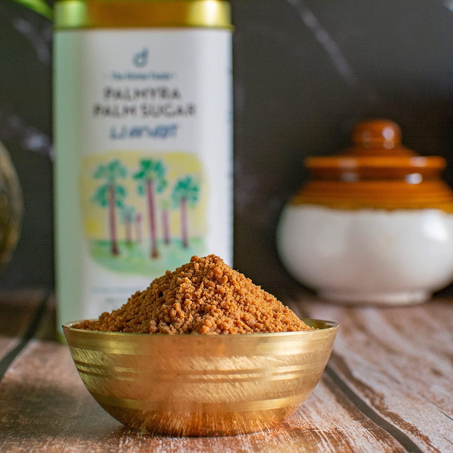 Natural Palmyra Palm Sugar | Natural Sweetener from Tuticorin, Sugar Alternative | Unrefined | Sugar for Coffee, Tea & Recipes | Vegan | Natural | Non GMO (250 gm)