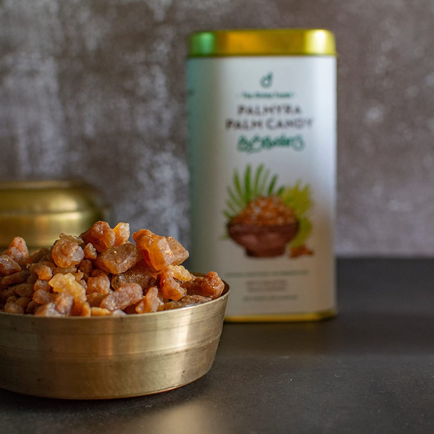Organic Palm Candy | Natural Sweetener, Sugar Alternative | Unrefined | Candy for Coffee, Tea & Recipes | Vegan | Panakarkandu (250 gm)