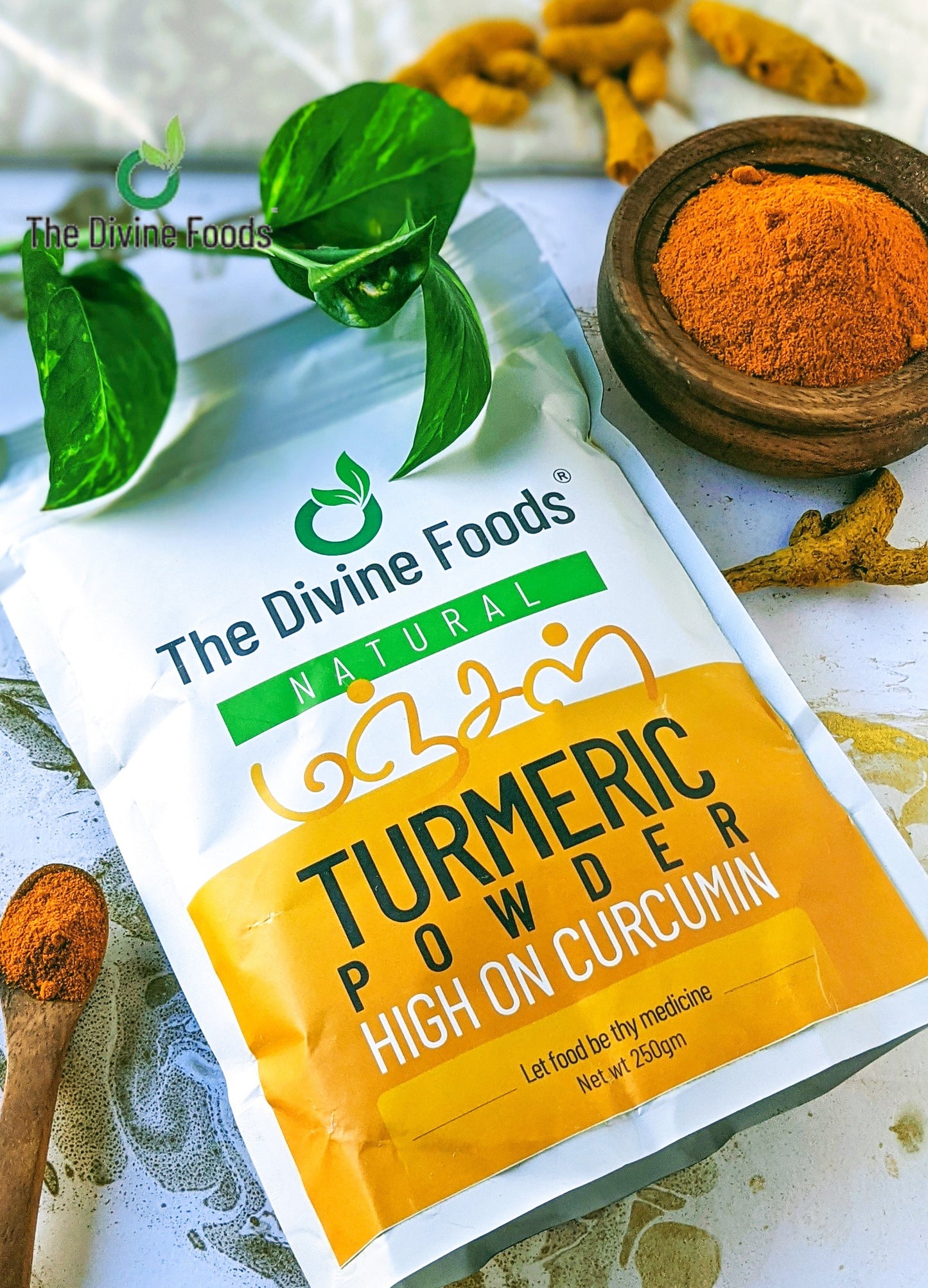 Natural Turmeric Powder with 5.9% High curcumin 250gm